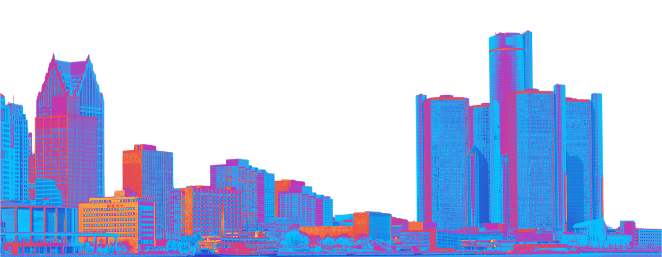 Abstract AI networking background